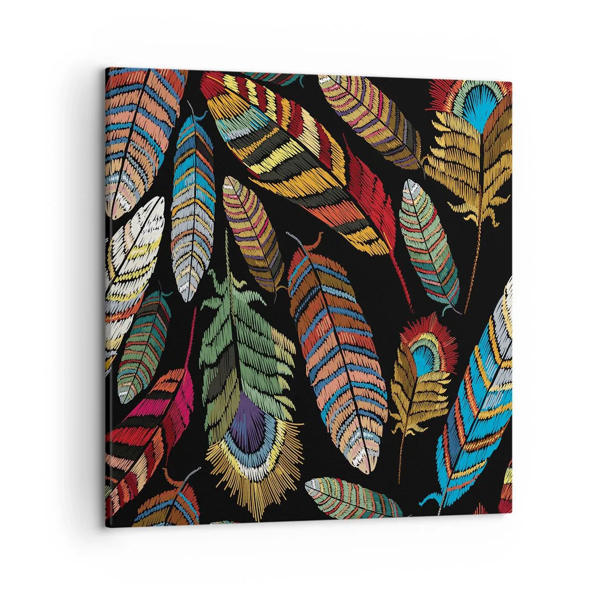 Impression sur toile - Image sur toile - Le carnaval des oiseaux - 50x50 cm