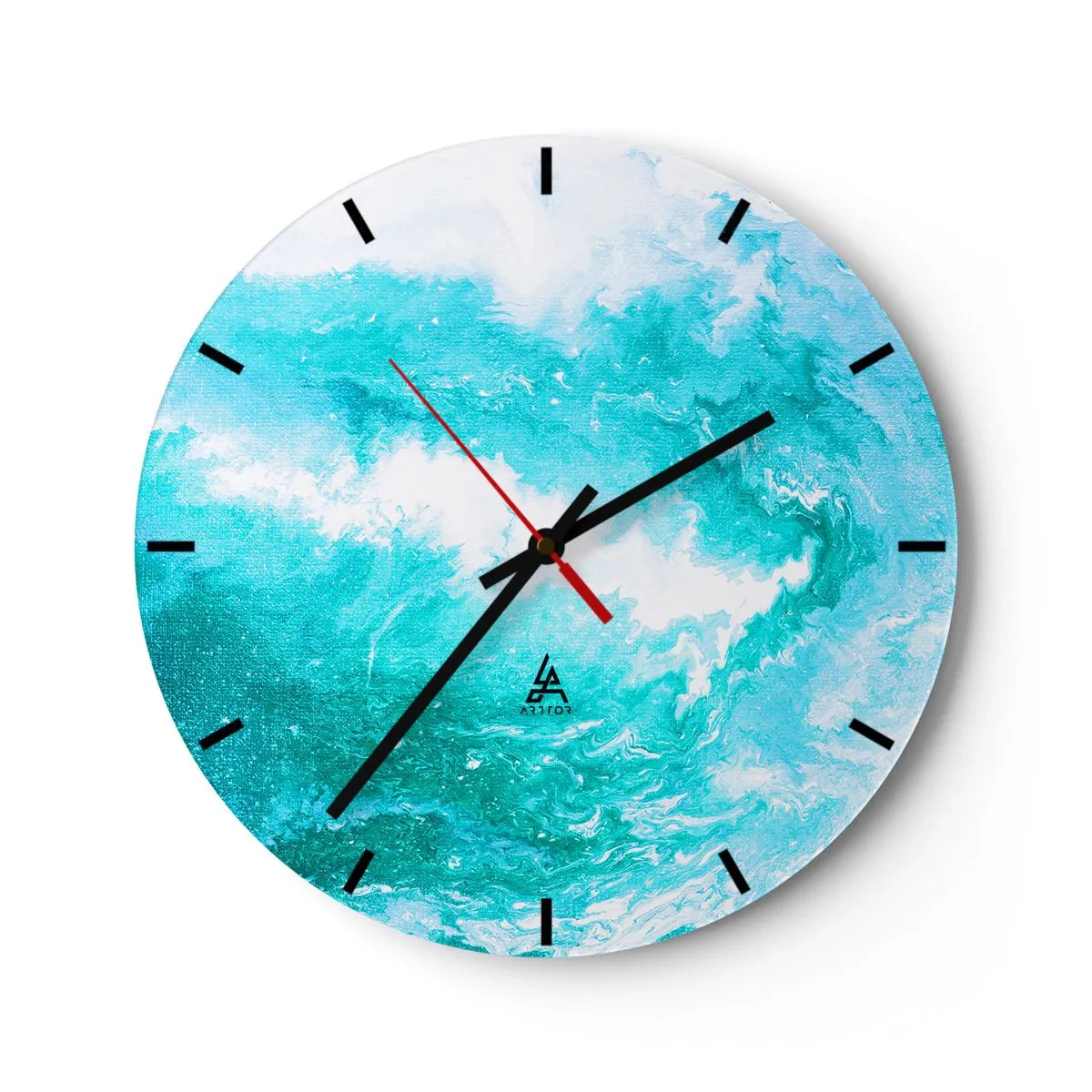 Horloge murale - Pendule murale - Au coeur de l'élément - 40x40 cm