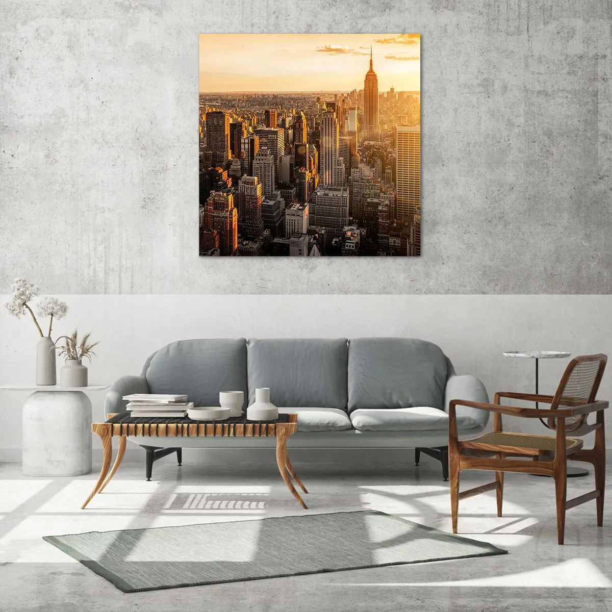 Impression sur verre - Image sur verre - Grandir au soleil - 60x60 cm