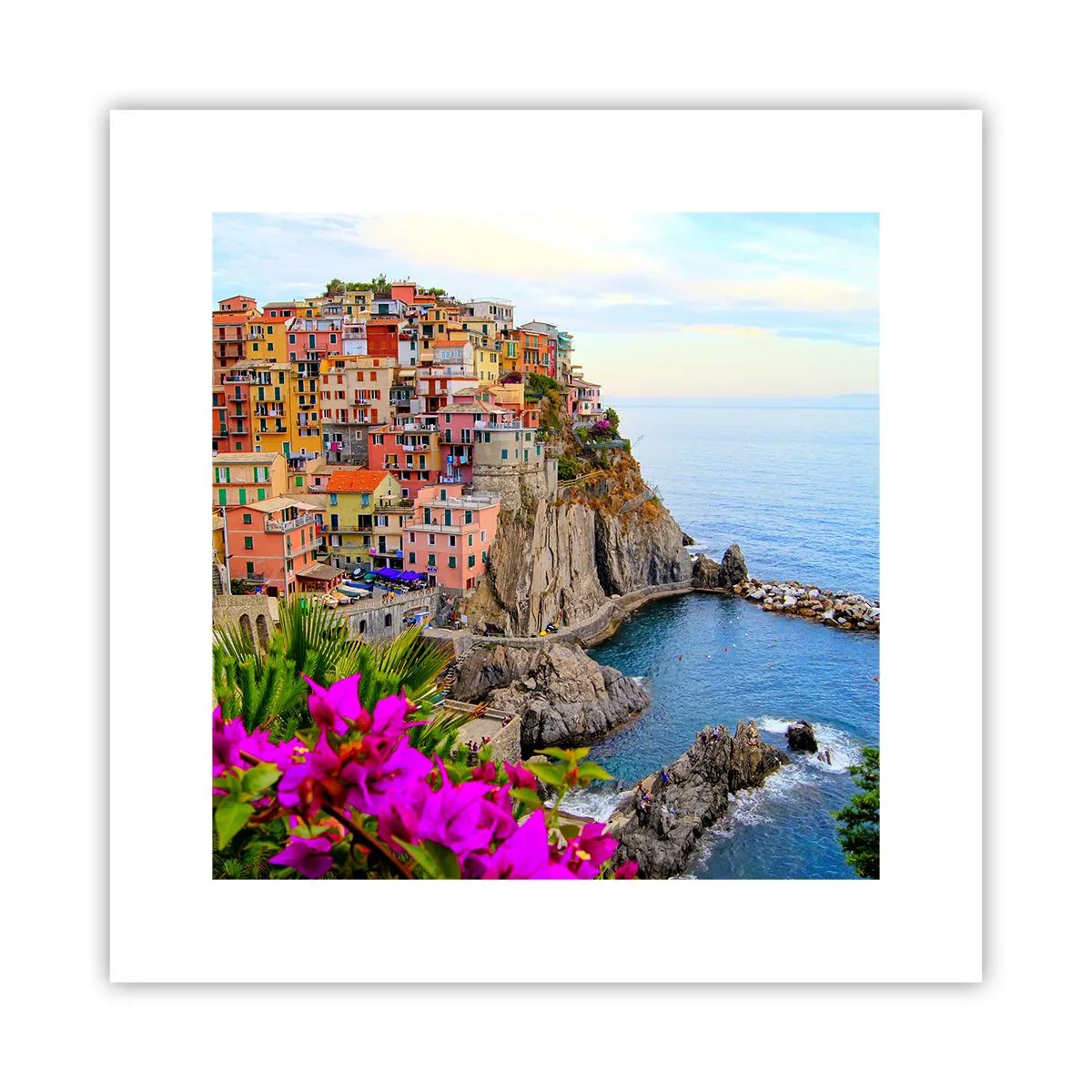 Affiche - Poster - La ville qui rit - 30x30 cm