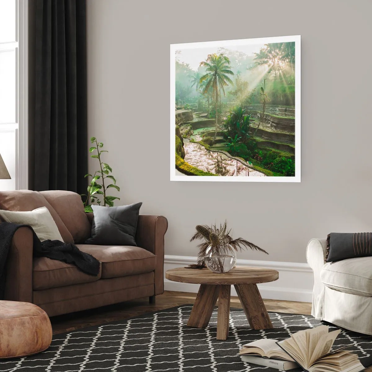 Affiche - Poster - Grandir au soleil - 30x30 cm