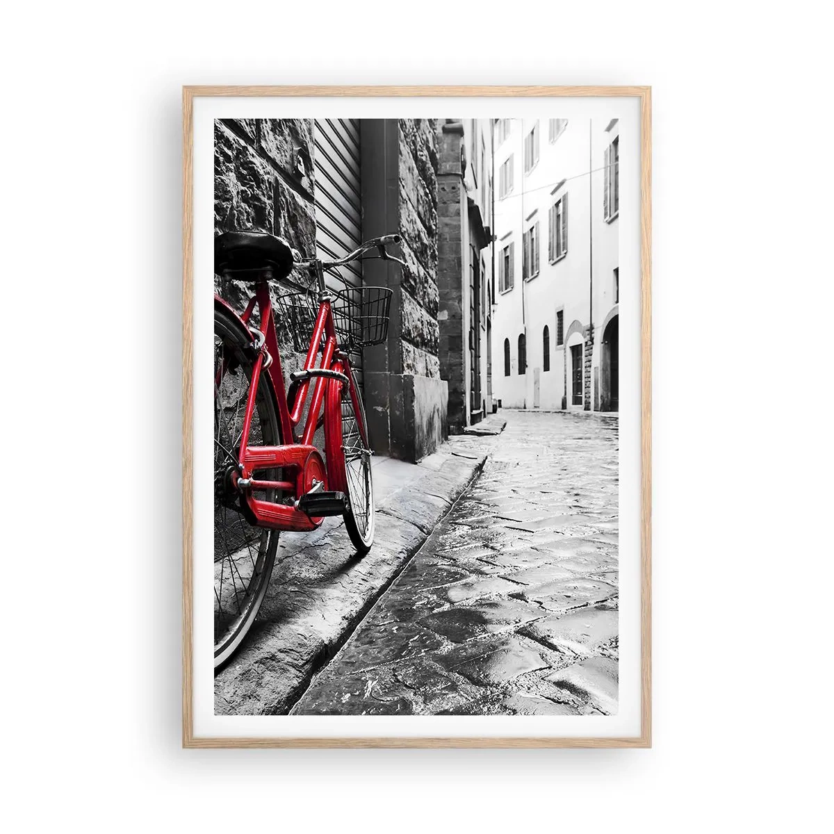 Affiche dans un chêne clair - Poster - La vraie beauté ne vieillit pas - 70x100 cm