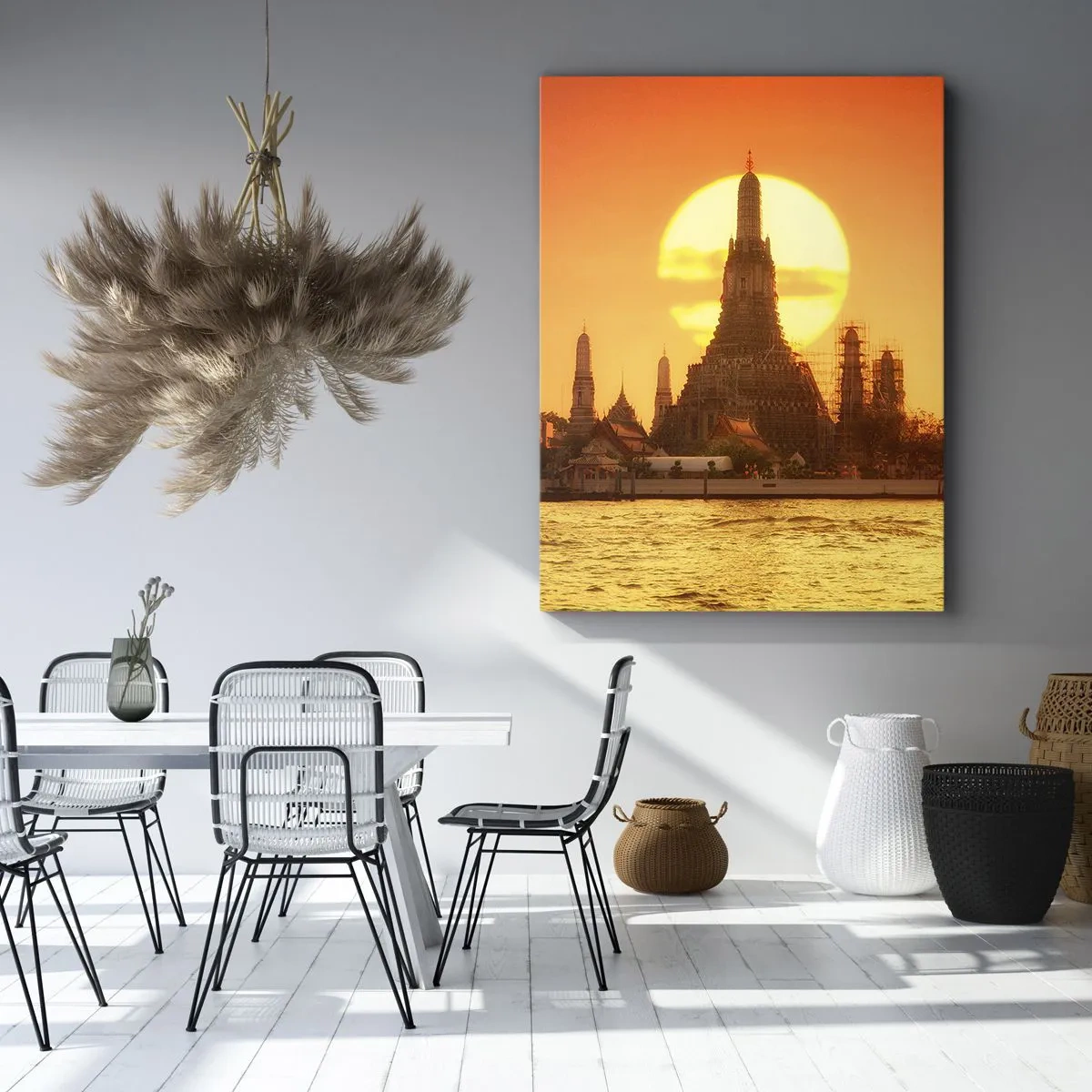 Impression sur toile - Image sur toile - Vers le soleil, toujours vers le soleil - 55x100 cm