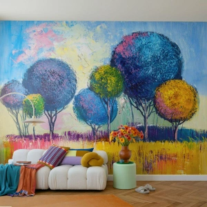 Papier Peint Photo Premium Sand - Sphère - la forme idéale - Abstraction, Paysage, Graphique - 400x280 cm