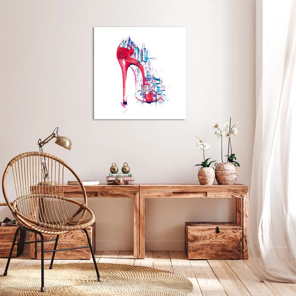 Impression sur toile - Image sur toile - L'élégance des grandes villes - 60x60 cm