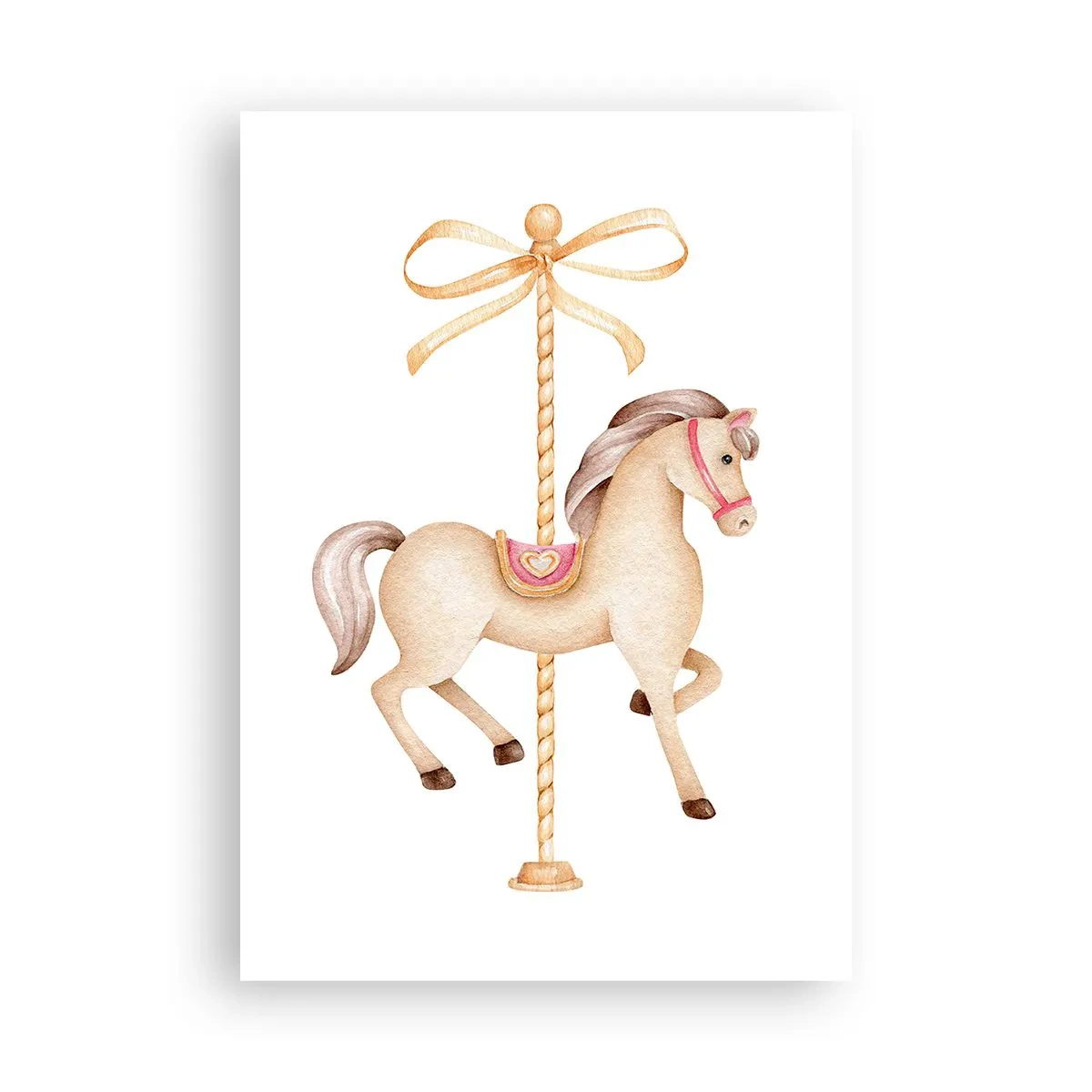 Affiche - Poster - Un trot gracieux - 70x100 cm