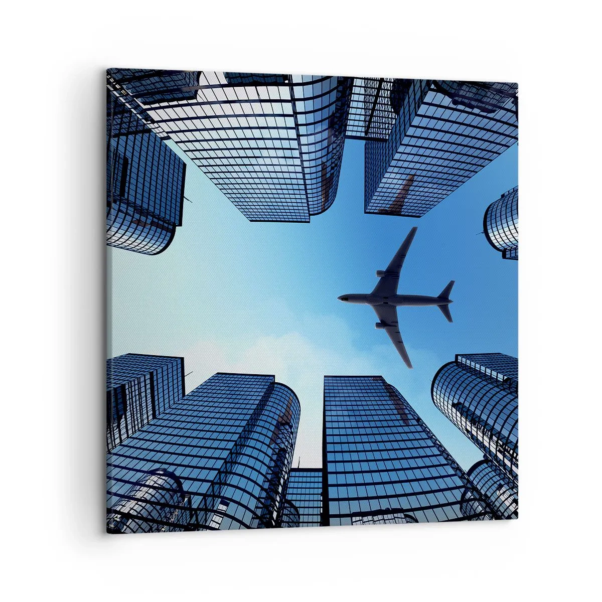 Impression sur toile - Image sur toile - La vue depuis le ravin de verre - 50x50 cm