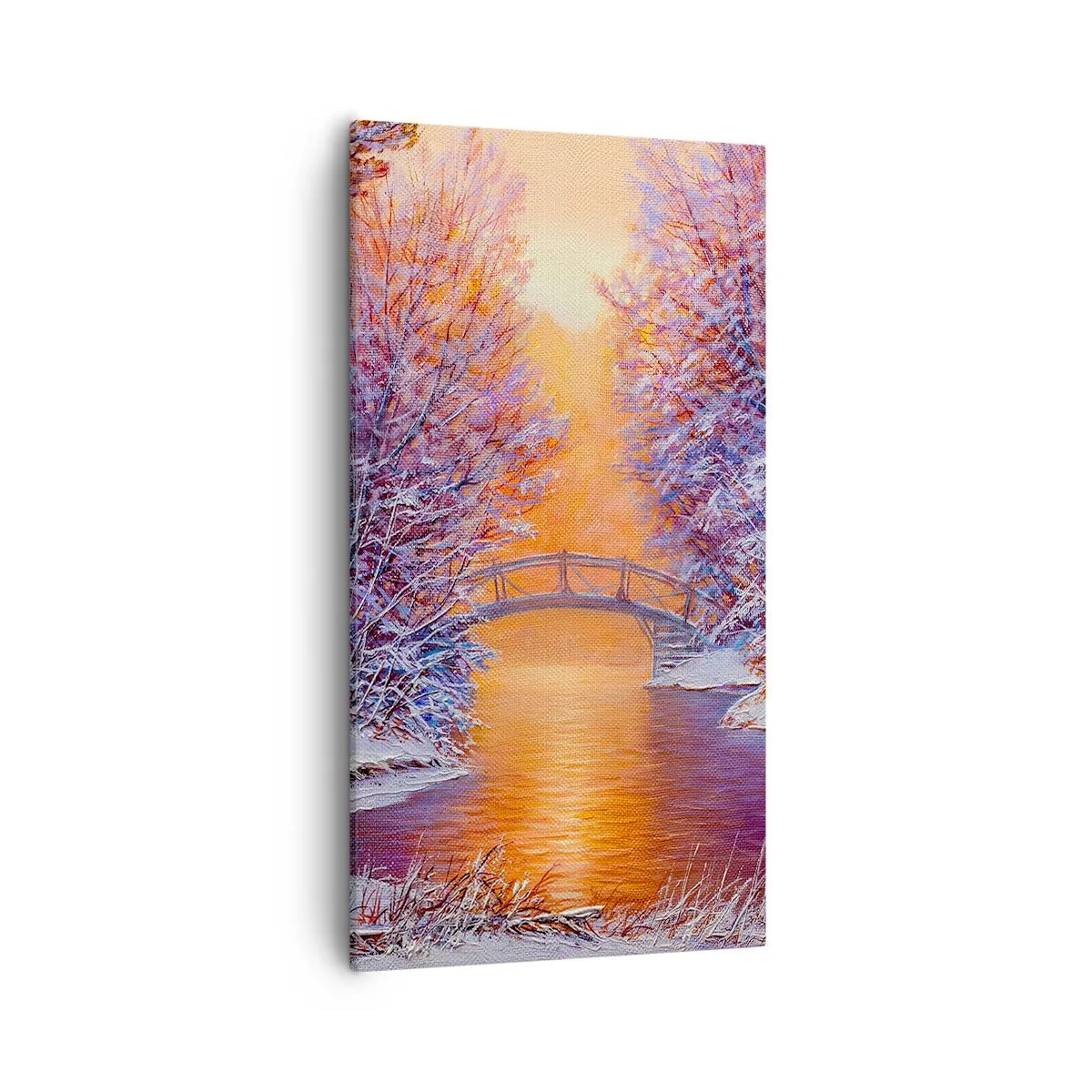 Impression sur toile - Image sur toile - On se rencontre ici - 55x100 cm