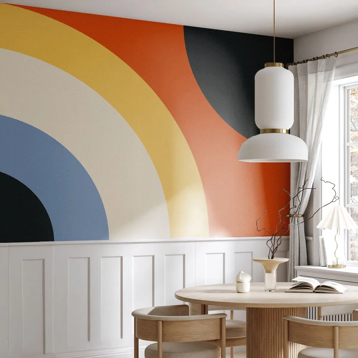 Papier Peint Autocollant Deluxe Sticker - Vers son soi - Abstraction, Morceau, Art moderne - 250x175 cm