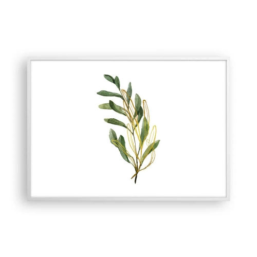 Affiche dans un cadre blanc - Poster - Tout ce qui est bon - 100x70 cm
