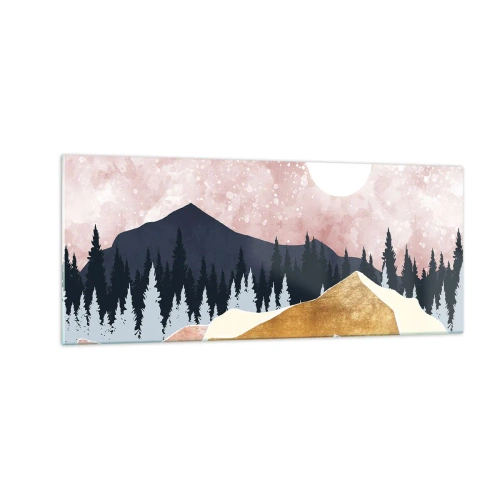 Impression sur verre - Image sur verre - Gardien de la nuit - 100x40 cm
