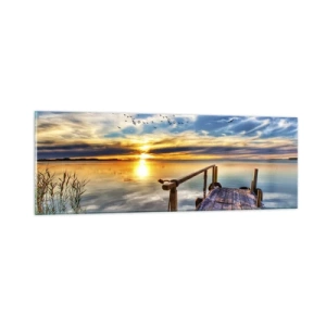 Impression sur verre - Image sur verre - Le vent se repose - 90x30 cm