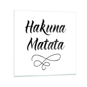 Impression sur verre - Image sur verre - Le meilleur conseil - 40x40 cm