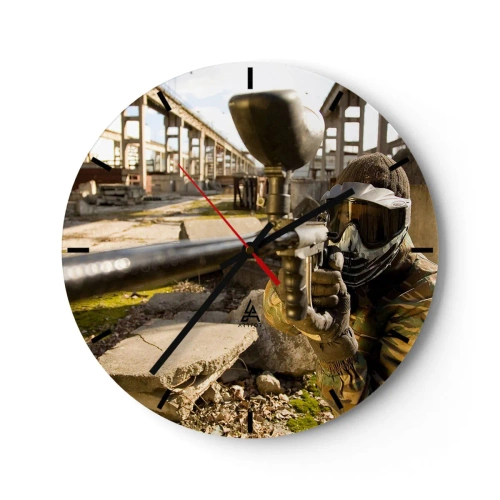 Horloge murale - Pendule murale - Et vous pouvez devenir un héros - 40x40 cm