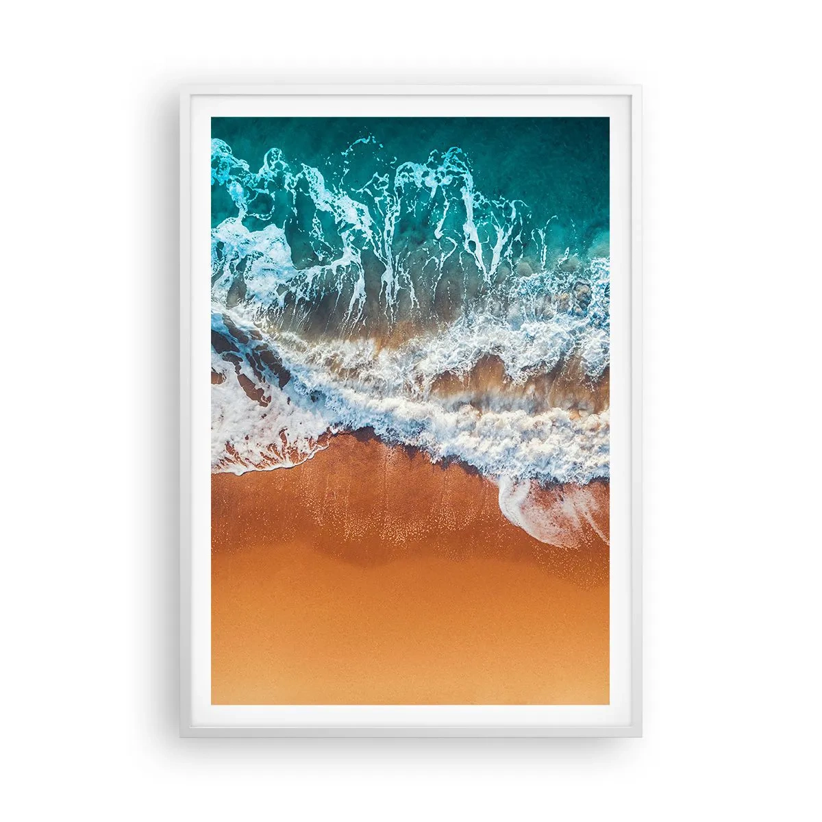 Affiche dans un cadre blanc - Poster - Toujours ensemble - 70x100 cm