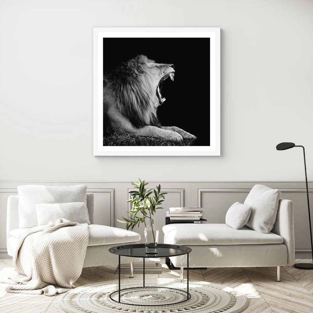 Affiche dans un cadre blanc - Poster - Sans aucun doute - 40x40 cm