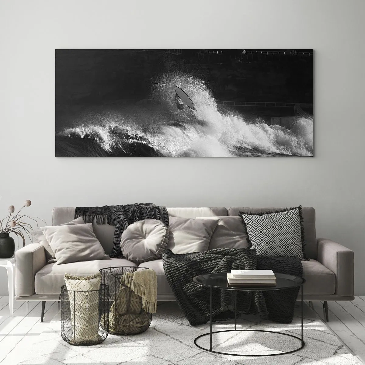 Impression sur verre - Image sur verre - Défi accepté! - 100x40 cm