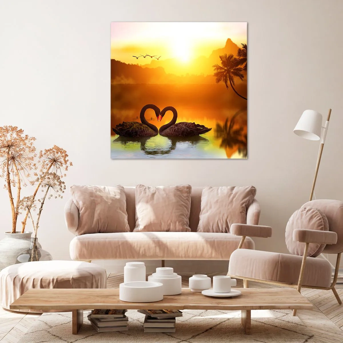 Impression sur toile - Image sur toile - Tout va ensemble - 40x40 cm