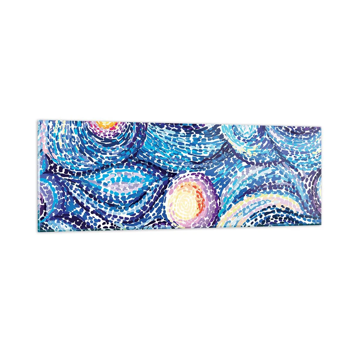 Impression sur verre - Image sur verre - D'après un tableau de van Gogh - 90x30 cm