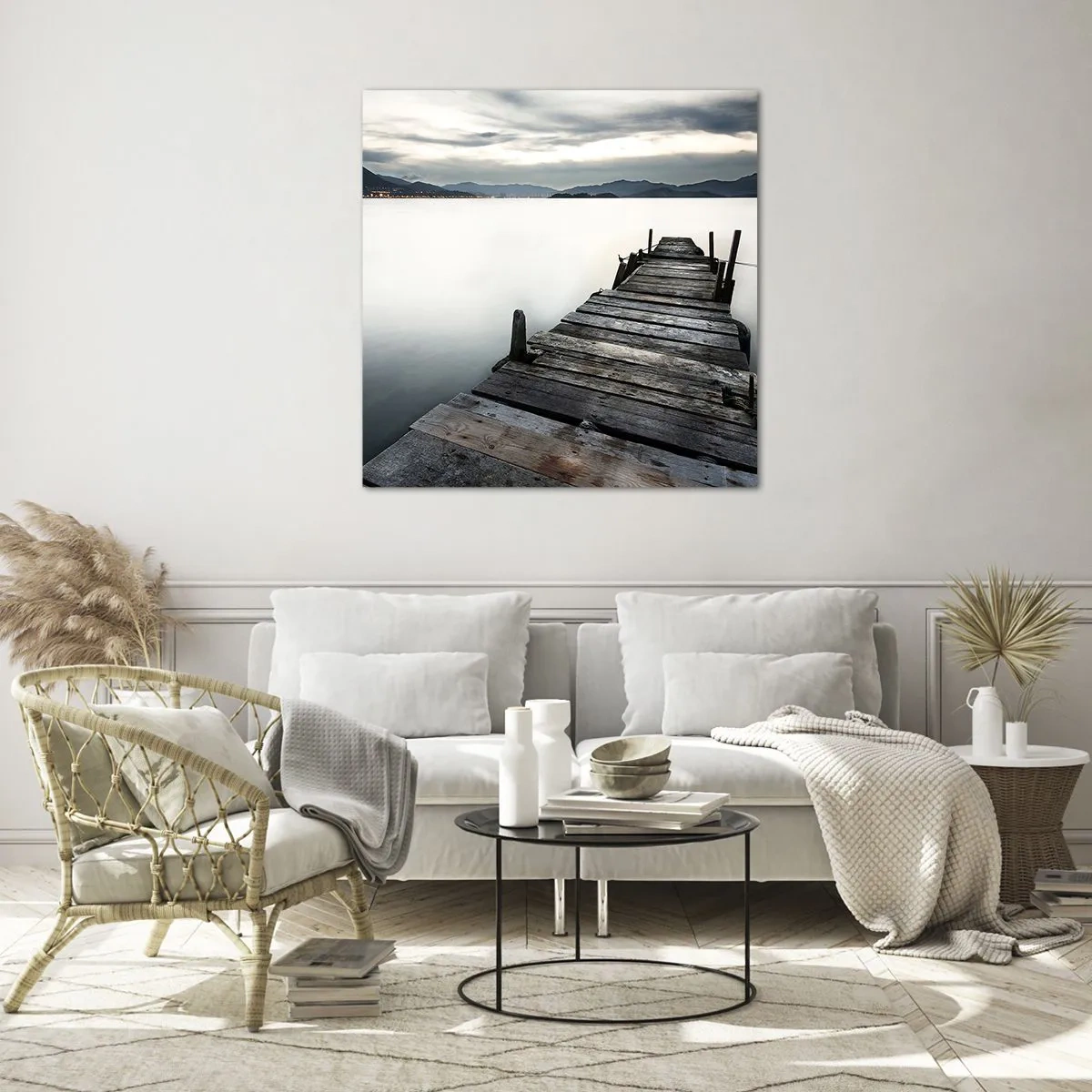 Impression sur verre - Image sur verre - Immergez-vous dans la paix - 40x40 cm