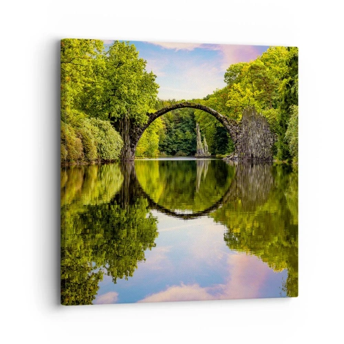 Impression sur toile - Image sur toile - À la jonction de deux mondes - 30x30 cm