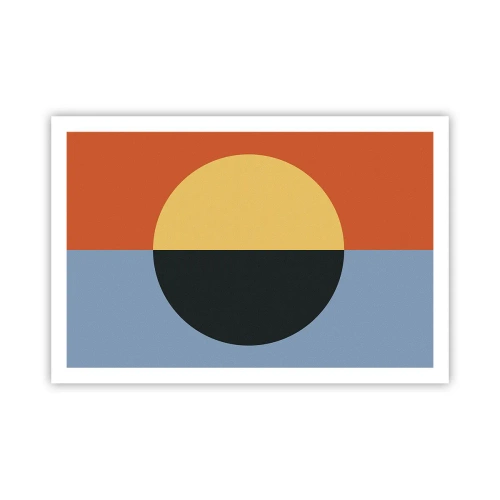 Affiche - Poster - Composition de chaleur et de fraîcheur - 91x61 cm