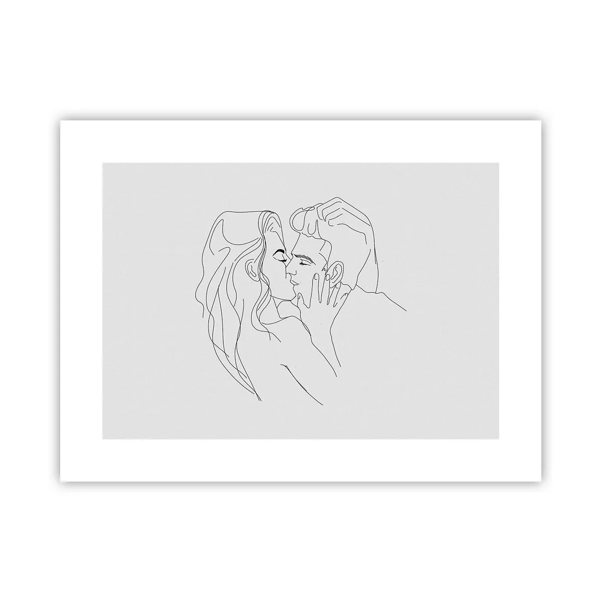 Affiche - Poster - La même ligne - 40x30 cm