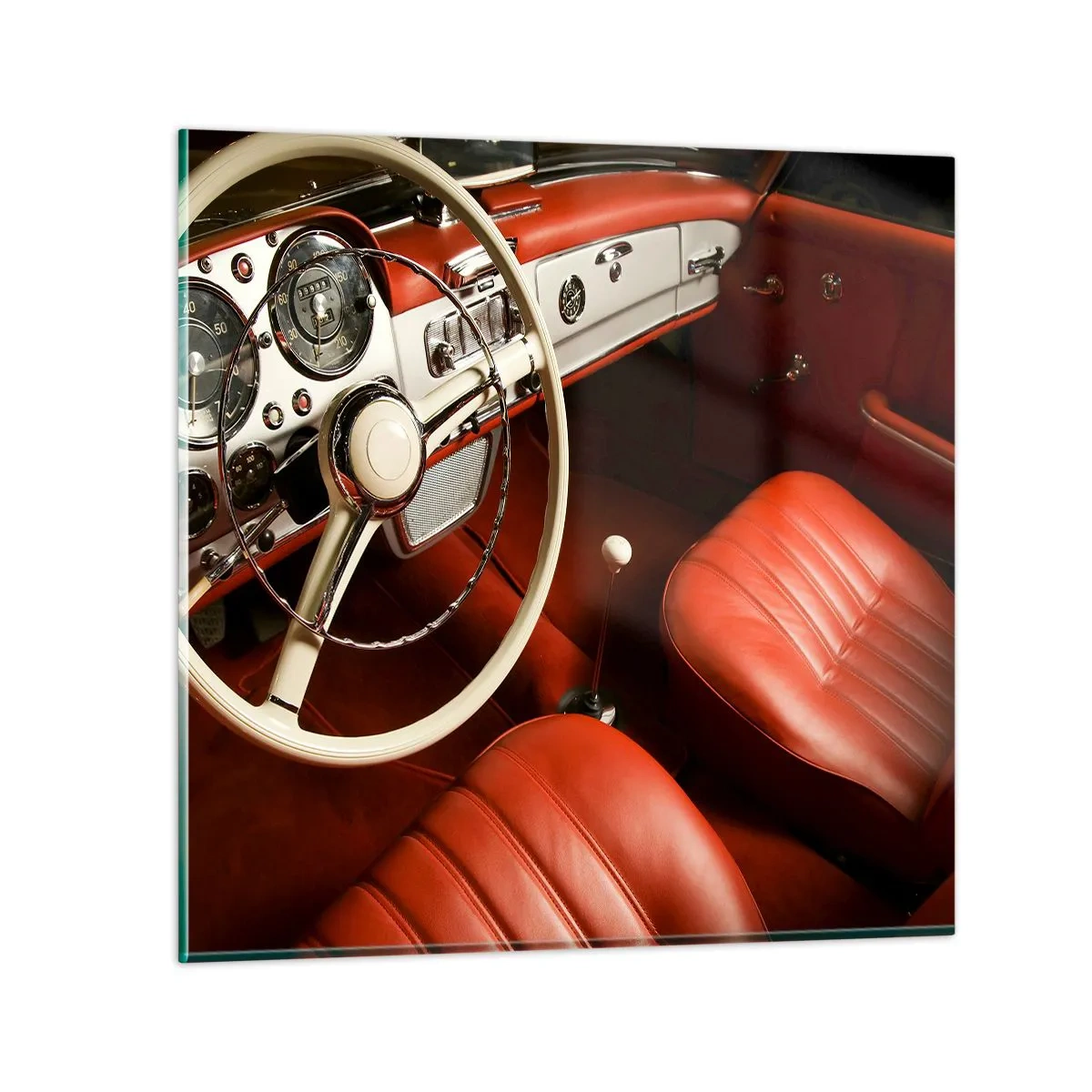 Impression sur verre - Image sur verre - Luxe de style vintage - 70x70 cm