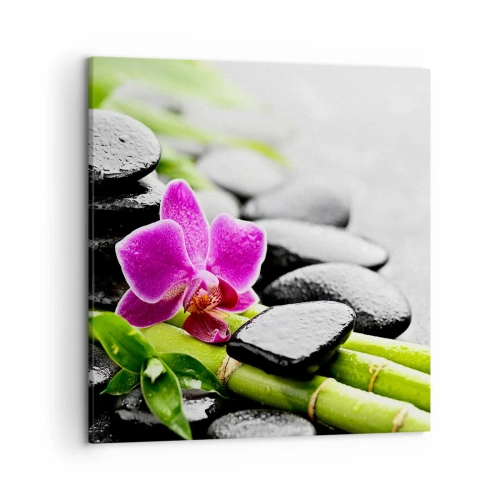 Impression sur toile - Image sur toile - Dans un équilibre de calme - 50x50 cm