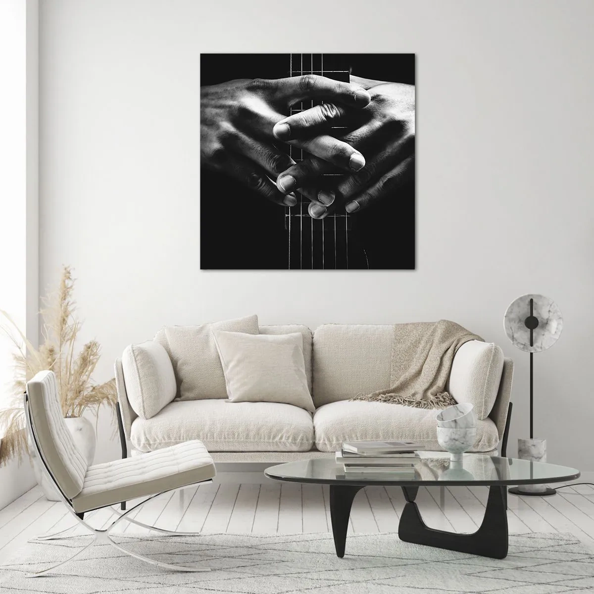 Impression sur verre - Image sur verre - Prière d'artiste - 60x60 cm