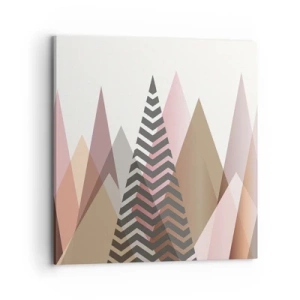 Impression sur toile - Image sur toile - Vue pyramidale - 70x70 cm