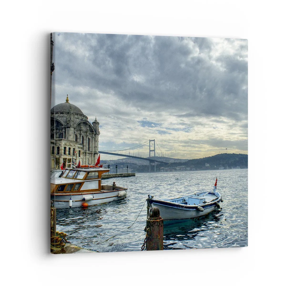 Impression sur toile - Image sur toile - Aux confins des mondes - 30x30 cm