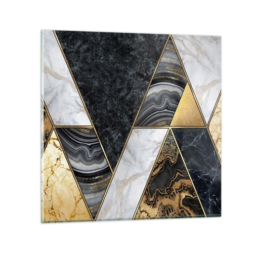 Impression sur verre - Image sur verre - Pierre après pierre - 30x30 cm