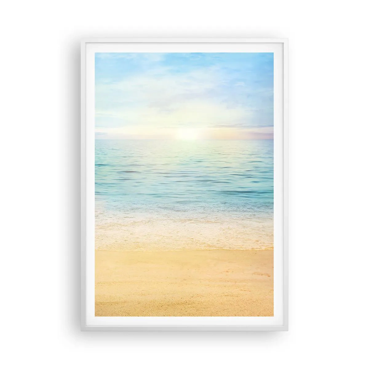 Affiche dans un cadre blanc - Poster - Le grand bleu - 70x100 cm