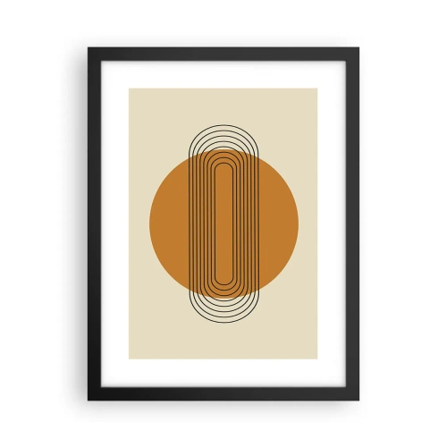 Affiche dans un cadre noir - Poster - Plan idéal - 30x40 cm