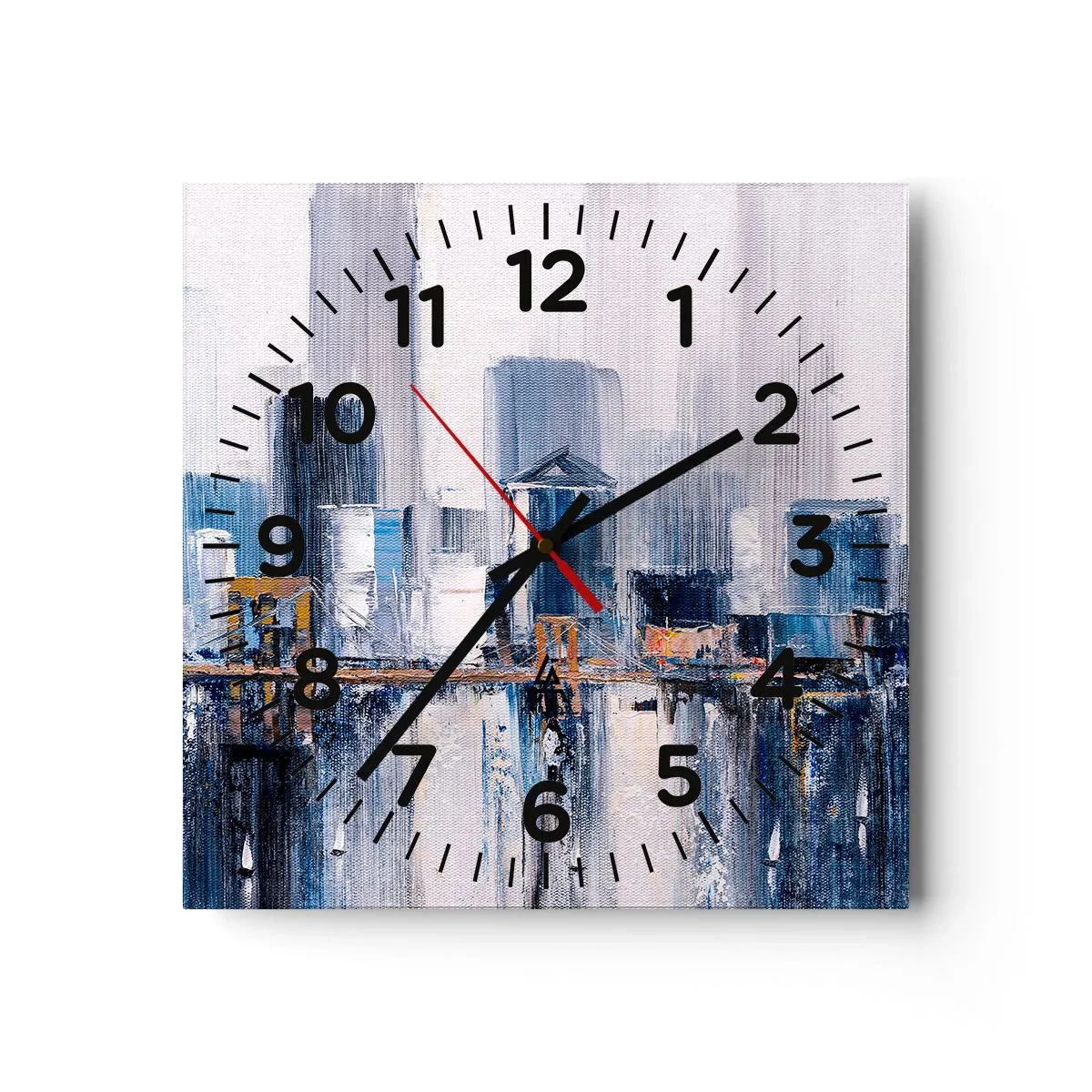 Horloge murale - Pendule murale - Impression new-yorkaise - 40x40 cm
