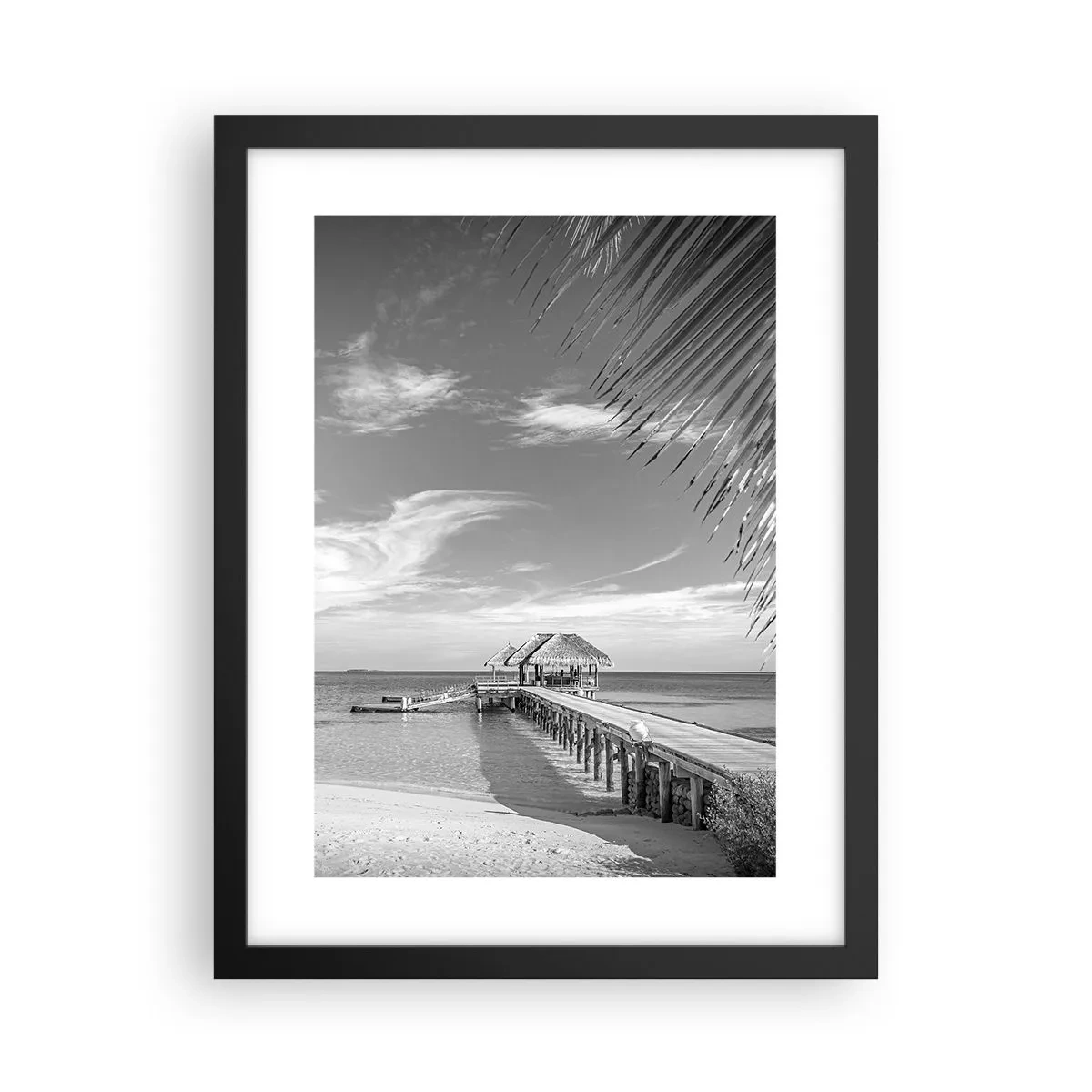 Affiche dans un cadre noir - Poster - Souvenirs ou rêve? - 30x40 cm