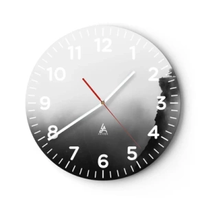 Horloge murale - Pendule murale - Au bord du monde - 40x40 cm