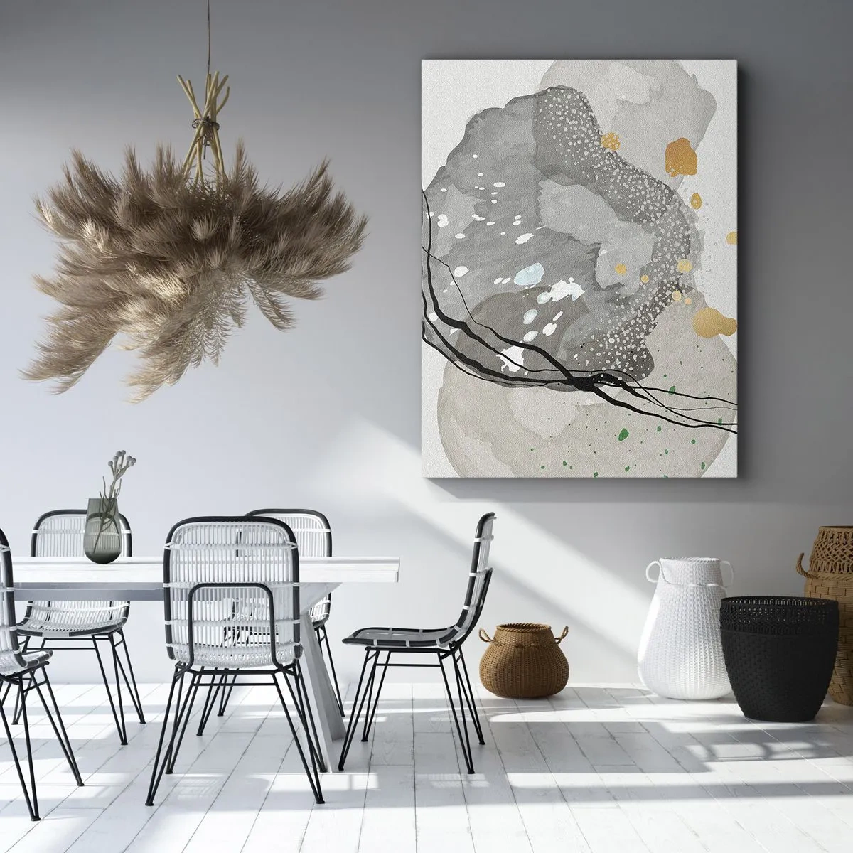 Impression sur toile - Image sur toile - Composition organique - 65x120 cm