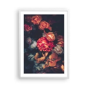 Affiche dans un cadre blanc - Poster - Comme chez les maîtres hollandais - 50x70 cm