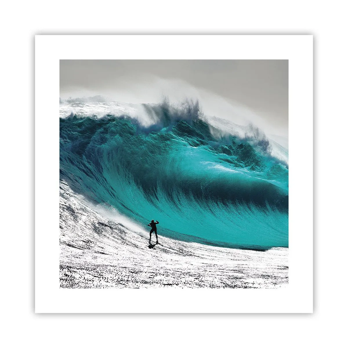 Affiche - Poster - Challenge accepté - 40x40 cm