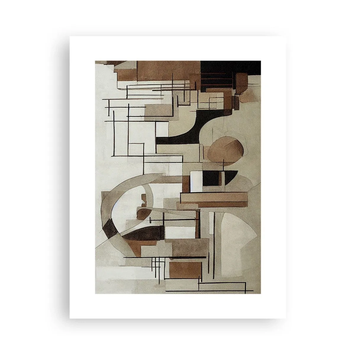 Affiche - Poster - Paysage urbain 2.0 - 30x40 cm