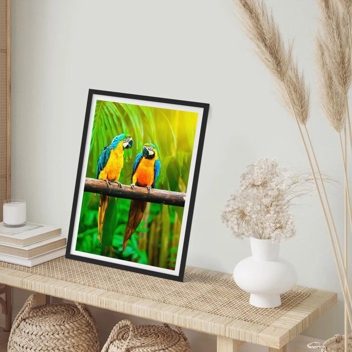 Affiche dans un cadre noir - Poster - Et avez-vous entendu qu'elle ...? - 40x50 cm