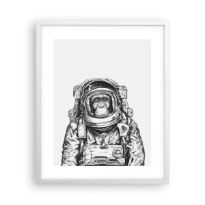 Affiche dans un cadre blanc - Poster - Évolution alternative - 40x50 cm