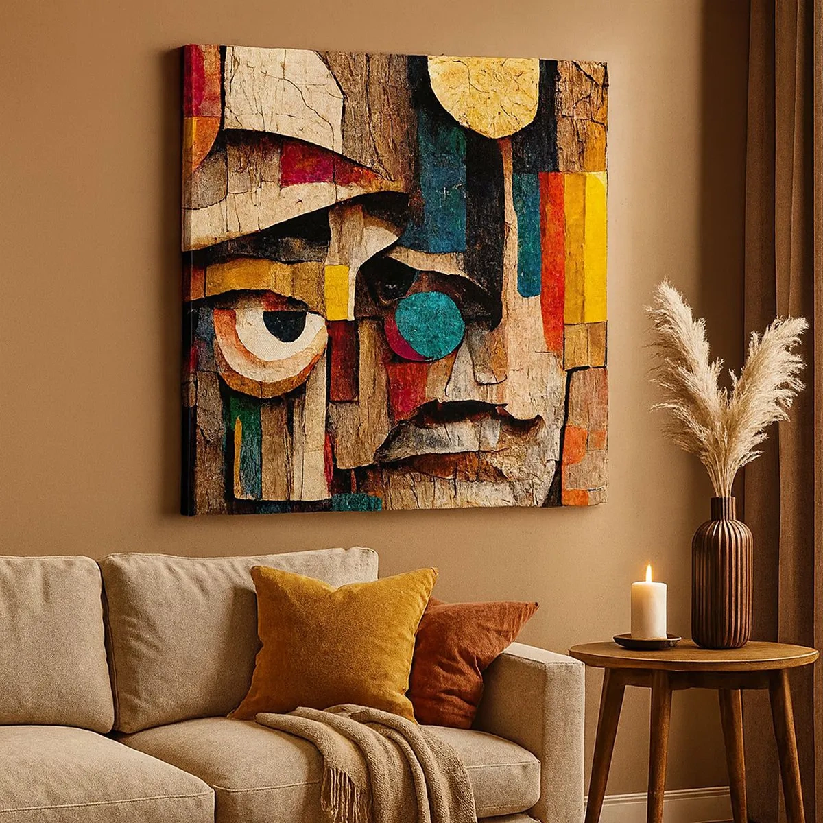 Impression sur toile - Image sur toile - Je te vois… - 30x30 cm