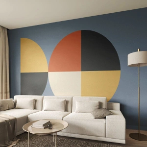 Papier peint sur mesure Premium Canvas - Regarde et compte - Abstraction, Graphique, Art moderne