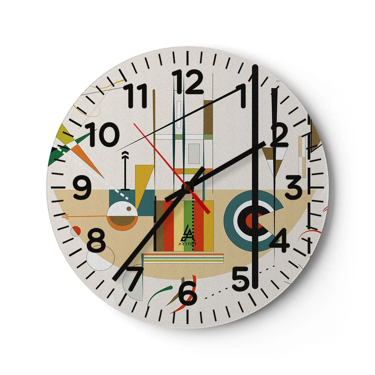 Horloge murale - Pendule murale - Et le monde s’amuse - 30x30 cm