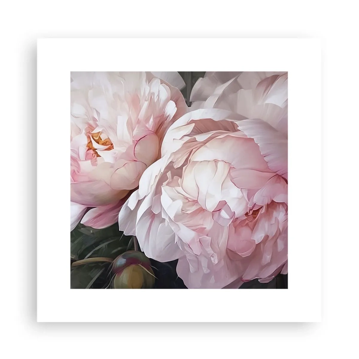 Affiche - Poster - Arrêté en pleine floraison - 30x30 cm