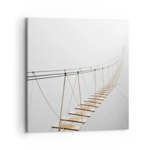 Impression sur toile - Image sur toile - Où cela va-t-il te mener? - 70x70 cm