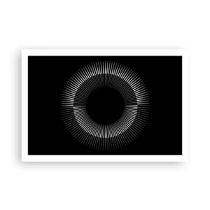 Affiche - Poster - Soleil noir - 91x61 cm